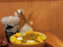 芒果椰奶冻-凡心芝麻糊