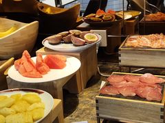 自助取餐区-君悦大酒店行政酒廊