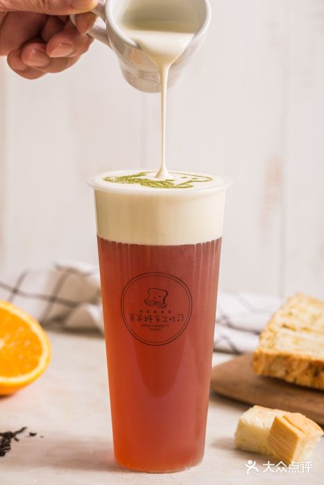 爸爸糖手工吐司(苏州新区绿宝店)芝士荔枝红茶图片