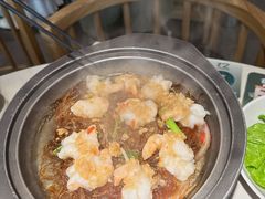 粉丝裹虾-绿茶餐厅(滨海万达广场店)