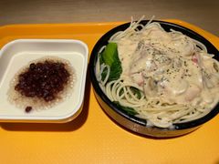 奶油蘑菇酱炒意大利面-北大家园食堂